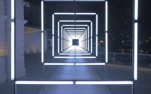LED矩阵通道艺术展示