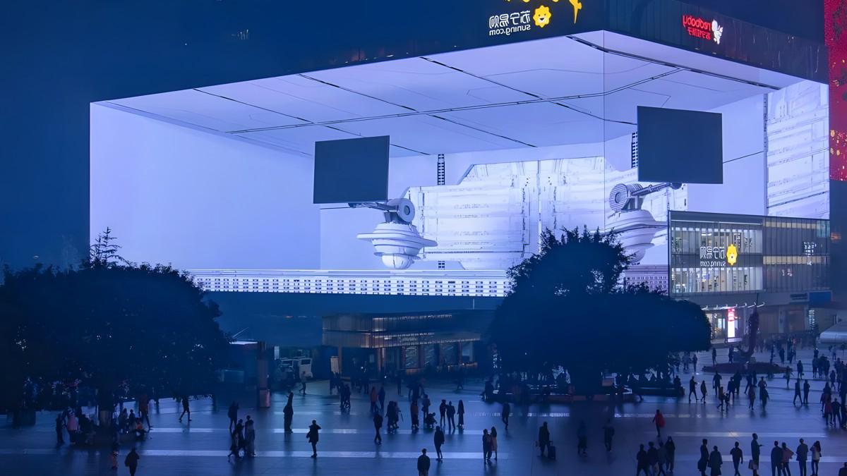 裸眼3D LED显示屏-无边界立体效果