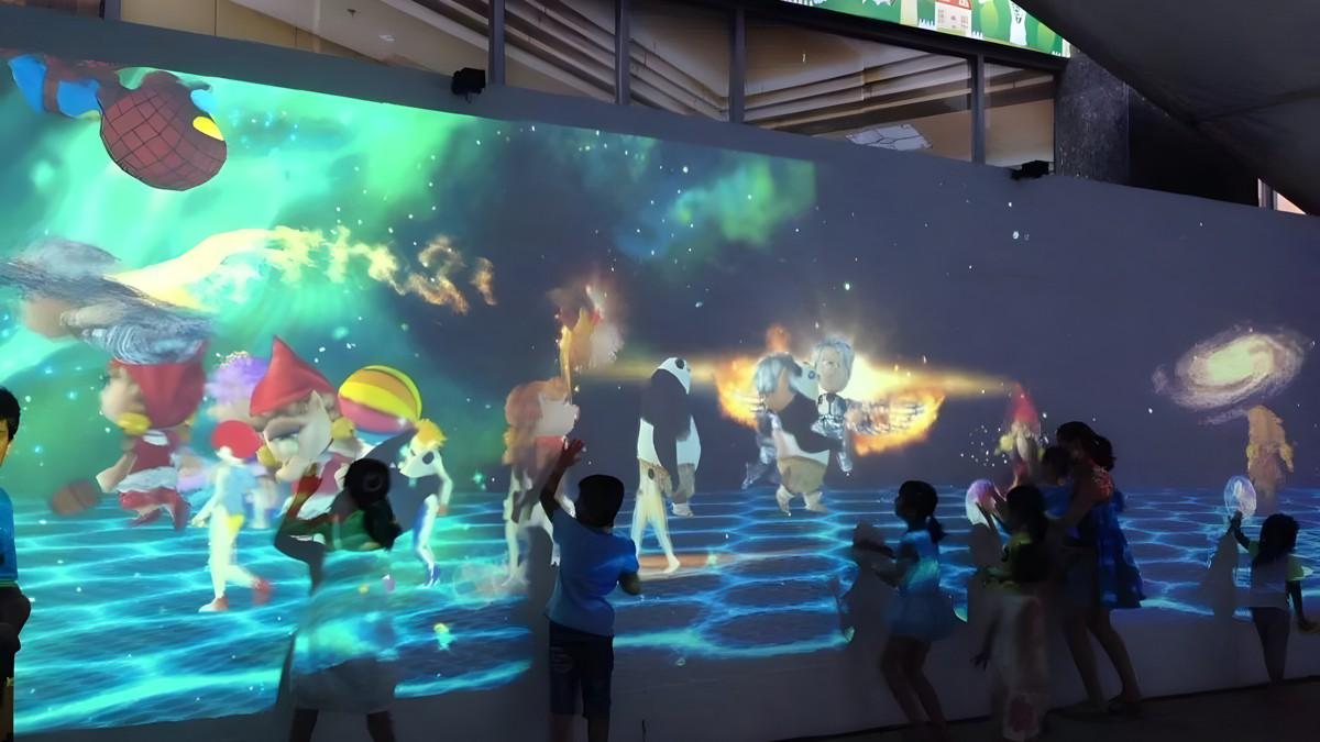 雷达互动，墙面畅显魔幻触控