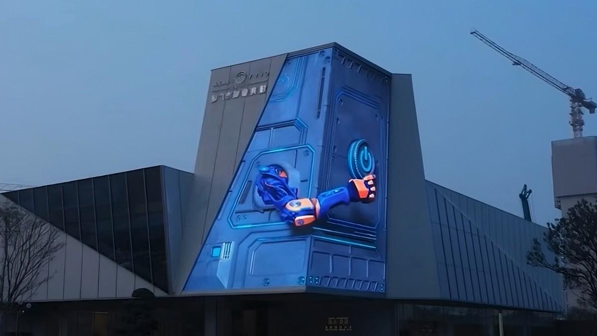 裸眼3D LED显示屏-无边界立体效果